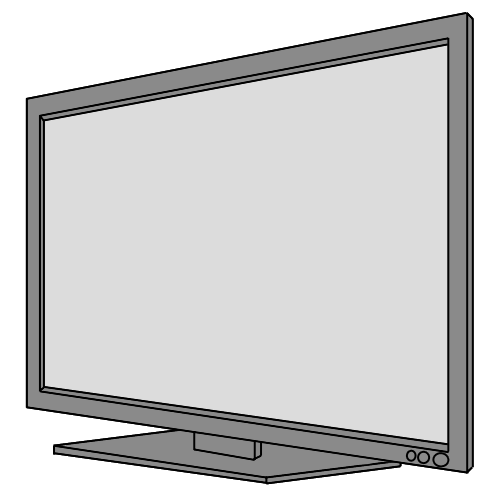 Flachbildschirm-Fernseher
