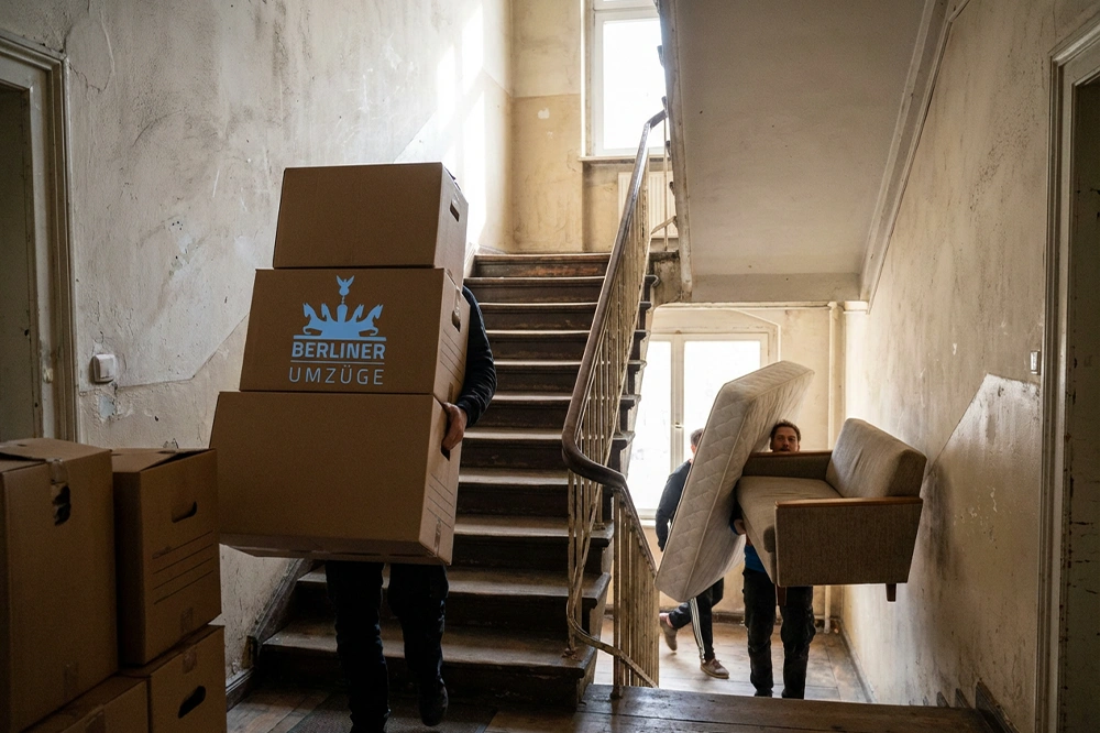 Umzug in eine Berliner WG oder kleine Wohnung
