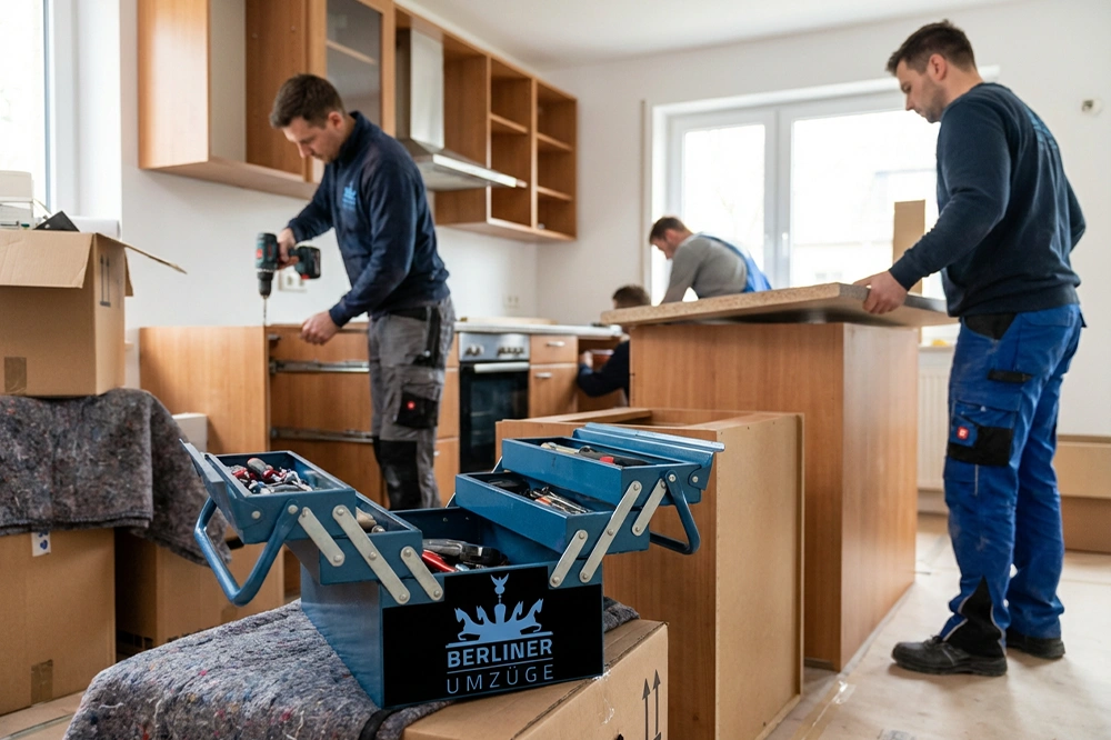 Küche abbauen und aufbauen beim Umzug in Berlin
